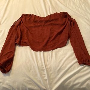 Brownish crop top